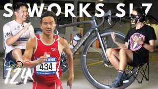 Olympian Turned Covid Cyclist | S-Works SL7 | Oompa Loompa Cycling E124 screenshot 4