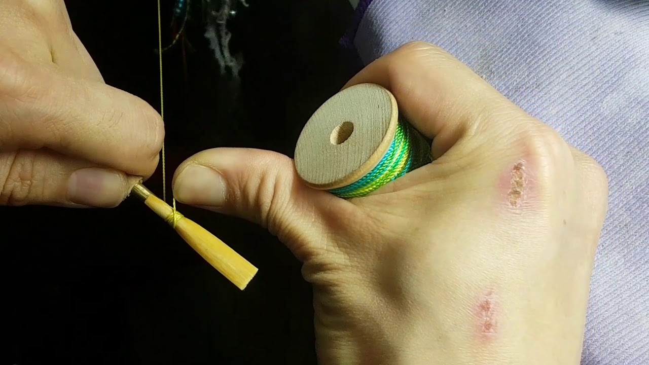 오보에 리드메이킹 1탄 리드묶는방법 Oboe Reed making 1st. step YouTube