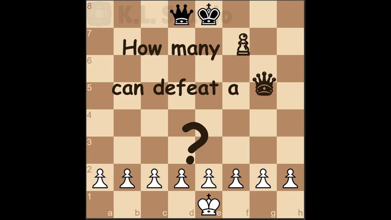 Chess Colosseum How many PAWNs can defeat a QUEEN? YouTube