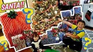 SANTA CAME EARLY! HOW TO MAKE CHRISTMAS COME EARLY!? HUGE SUPRISE CHRISTMAS TOY HAUL OPENING!