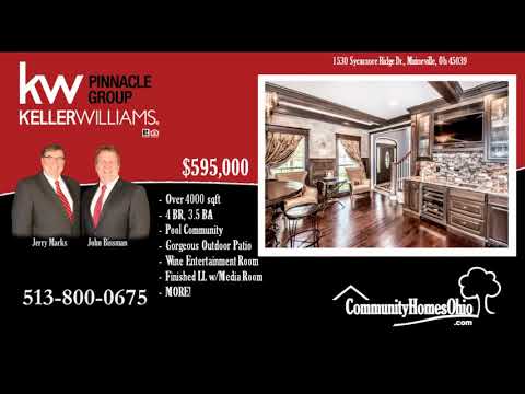 1530 Sycamore Ridge Dr, Maineville, OH home video tour