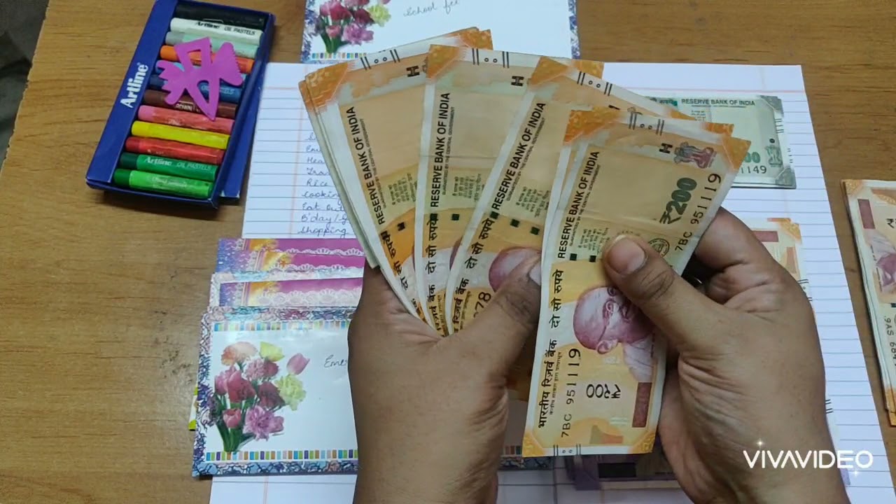 My First Video | Savings | Sinking Funds | Cash Envelope Stuffing |India
