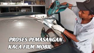 Pemasangan kaca film mobil dengan 3M autofilm Blackbeauty