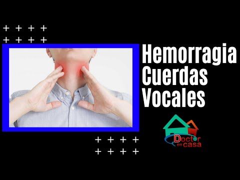 Hemorragia de cuerda vocal