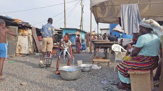 REAL LIFE INSIDE LOCAL COMMUNITY IN GHANA BUKOM