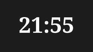21 Minutes 55 Seconds Countdown Timer