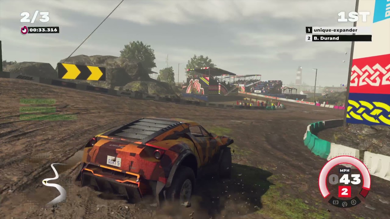 DIRT 5 Henningsvaer, Norway, X cross raid class, World Record run in last lap;)