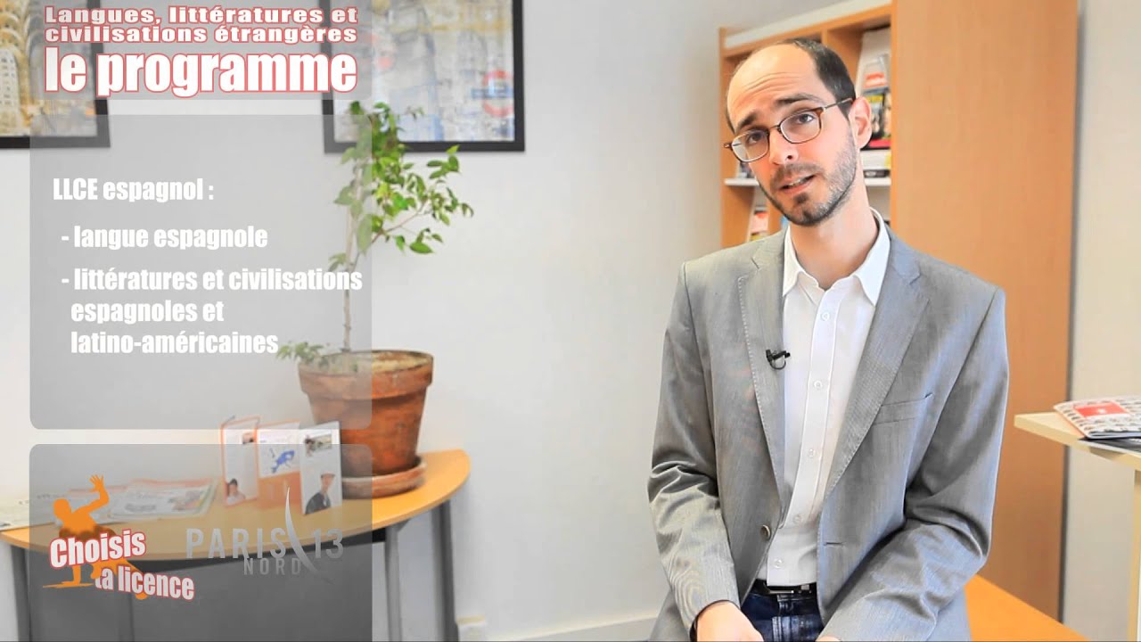 Licence Langues, Littératures, Civilisations Étrangères (LLCE) - Université Sorbonne Paris Nord