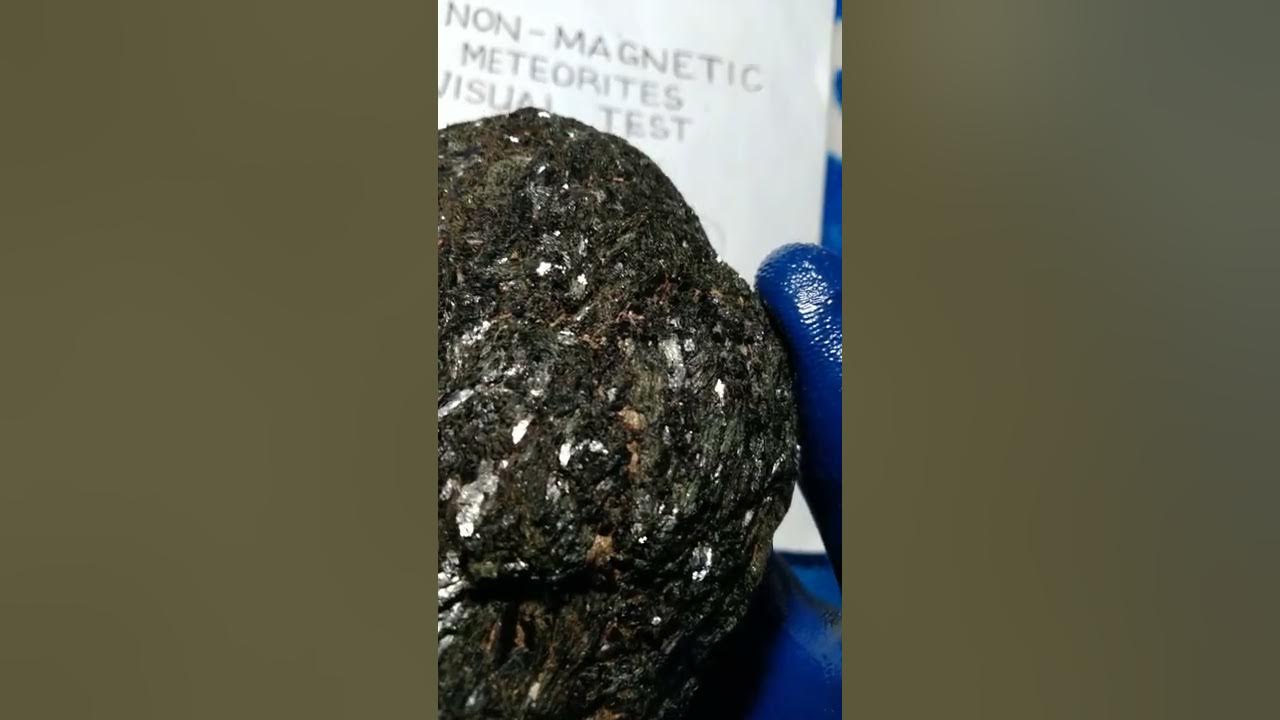 MY NON-MAGNETIC METEORITES VISUAL TEST.. - YouTube