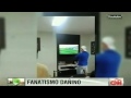 Fanático rompe su TV al celebrar un gol