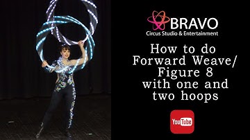 How to do Forward Weave/ Figure 8 with one and two hoops