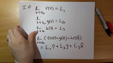 limits, continuity, derivatives for vector functions