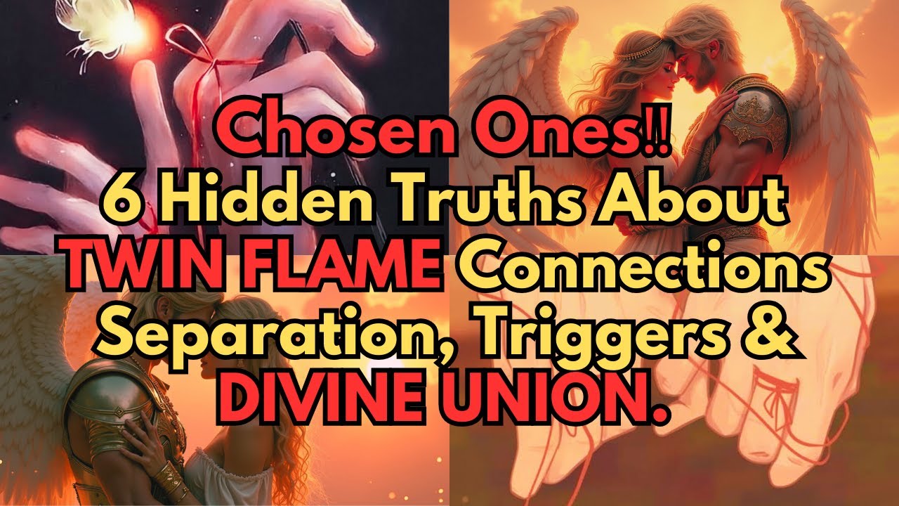 CHOSEN ONES‼️ 6 Hidden Truths About TWIN FLAMES 🔥 & Divine UNION. A Love Written in the Stars.....