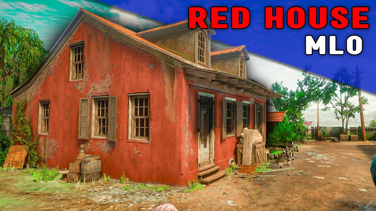 [RedM - MLO] RED HOUSE in Saint Denis | Rdr2 New Map