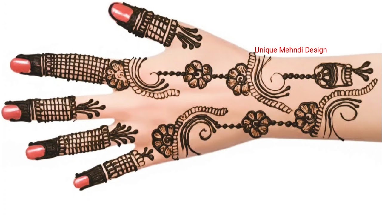 Beautiful Back Hand Mehndi Design for Beginners ✨Latest Arabic MehndiDesign |Simple & Unique Mehendi