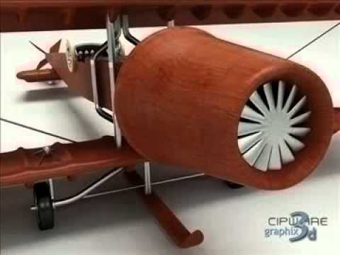 3D Model Coanda 1910 Worlds First JetPlane Review