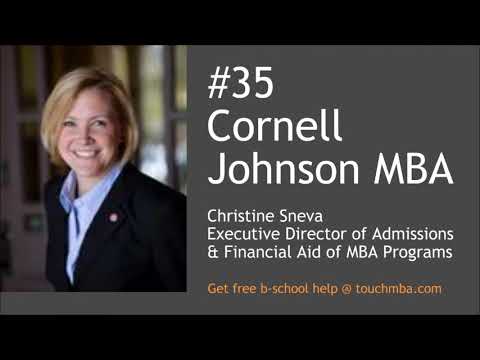 Cornell Johnson MBA Admissions Interview with Christine Sneva - Touch MBA Podcast