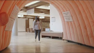 Recorrido por la exhibición de cáncer de colon con expertos del Huntsman Cancer Institute