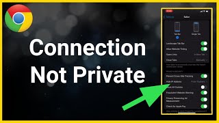 your connection is not private error on iphone