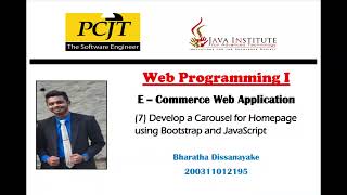 Task 7 | eShop | Web Programming 1 | Java Institute Net Worth