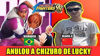 BLACK C VS BISMARCK HE DID THE IMPOSSIBLE USING A LOW TIER! KOF 98