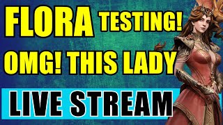 FLORA full testing | Best artifacts &amp; team comps | Dragonheir Silent Gods LIVE STREAM