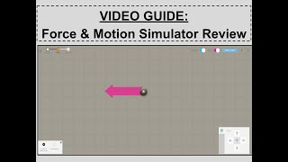 GUIDE VIDEO: Force & Motion Simulator Review