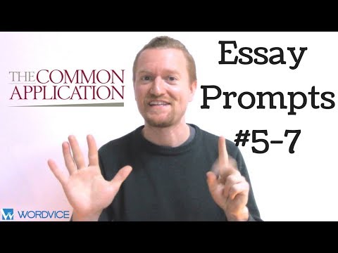 Writing the 2017-2018 Common Application: Prompts 5, 6, and 7