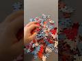 Destroyed jigsaw puzzle|reverse|oddly satisfying|#shorts #satisfying #jigsawpuzzle #puzzle #asmr