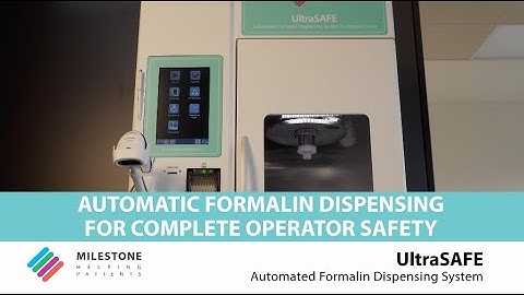UltraSAFE - Automatic Formalin Dispensing for Complete Operator Safety