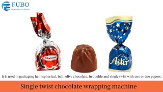 single twist chocolate wrapping machine | Chocolate Packaging Machine
