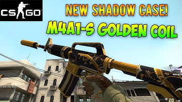 CS GO - M4A1-S Golden Coil Showcase! NEW Shadow Case Released!