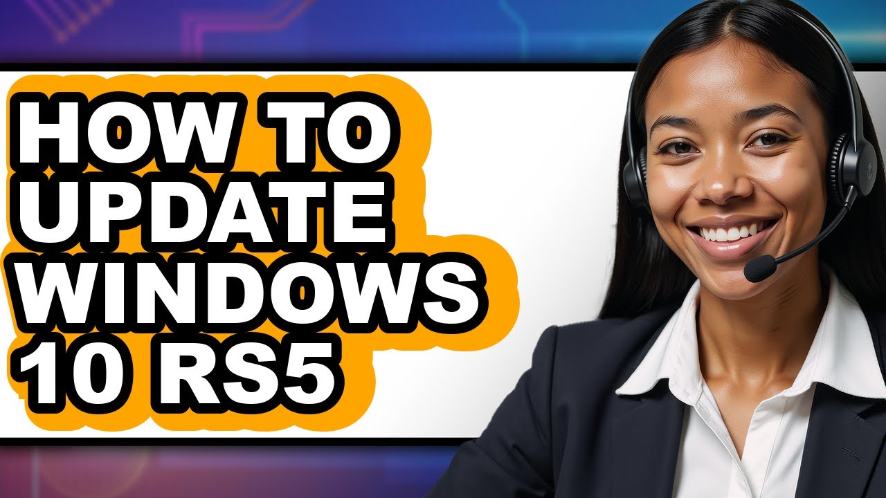 How to Update Windows 10 Rs5 (updated) - YouTube