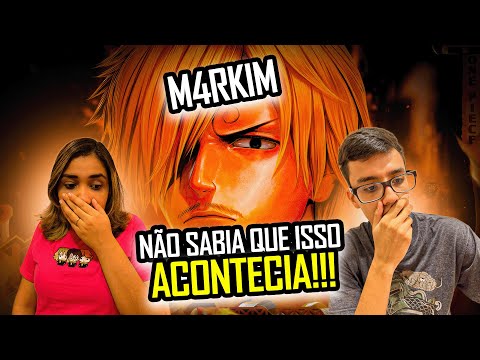 CASAL REAGE: Não Sabíamos Disso! SANJI (One Piece) - M4RKIM | All Blue - ÁLVARO & MANU REACT