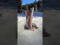 -21°C No Tent Winter Camping Heavy Snow