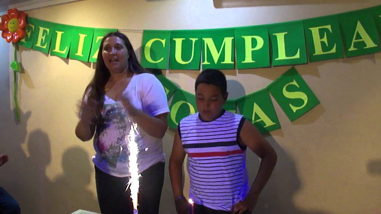 Salón Evaristo´s; Cumple 11 de Tomas: Ceremonia de La torta