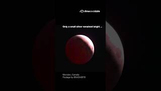 Blood Moon at Maximum Eclipse