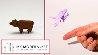 Origami Stop-Motion Animation by Ross Symons