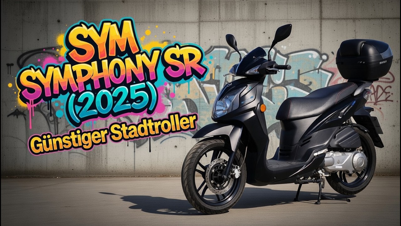 SYM Symphony SR 125 (2025) Probefahrt – Der günstige Stadtroller im Test