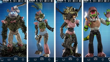 FNAF AR Security Breach Tree Animatronics Workshop Animations