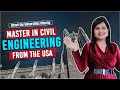 Masters in Civil Engineering from the USA | Courses, Universities & Careers | Abroademy