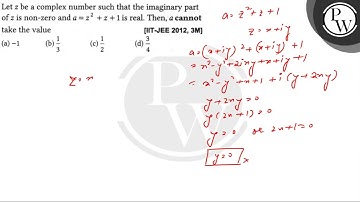 Let \( z \) be a complex number such that the imaginary part of \( ...