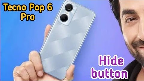 How To Hide Navigation Button In Tecno Pop 6 Pro, Hide Back Button Setting In Tecno Pop 6 Pro,