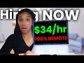 5 Remote Jobs Hiring NOW up to $35/hr.! [Work from Home]