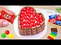 1000+ Satisfying Miniature Chocolate Cake Decorating 🌈🍫 How To Make Rainbow KitKat Cake Dessert