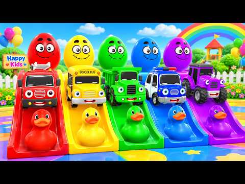 Multi Egg Colors And Numbers Songs | Colorful Eggs Play In Park | English Nursery Rhymes & Kids Song