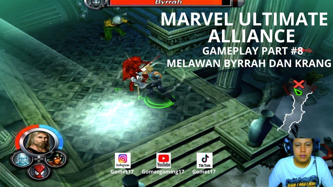 MARVEL ULTIMATE ALLIANCE GAMEPLAY PART 8 MELAWAN KRANG & BYRRAH 