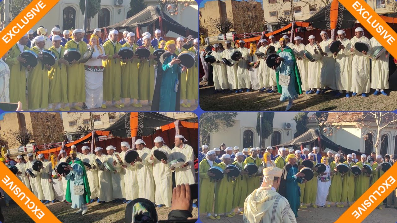 فقرات أحيدوس من إحتفالات ساكنة مدينة الحاجب برأس السنة الأمازيغية