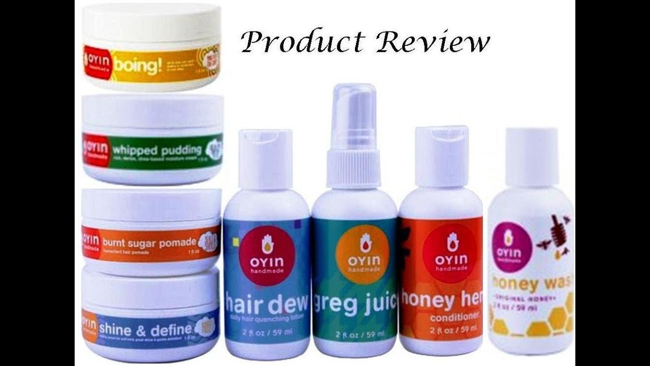 Natural Hair Product Review Oyin Handmade Product Line Youtube
