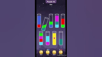 Water Color Sort Puzzle 43 #shorts